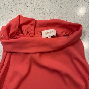Laundry by Shelli Segal Vibrant Coral Top